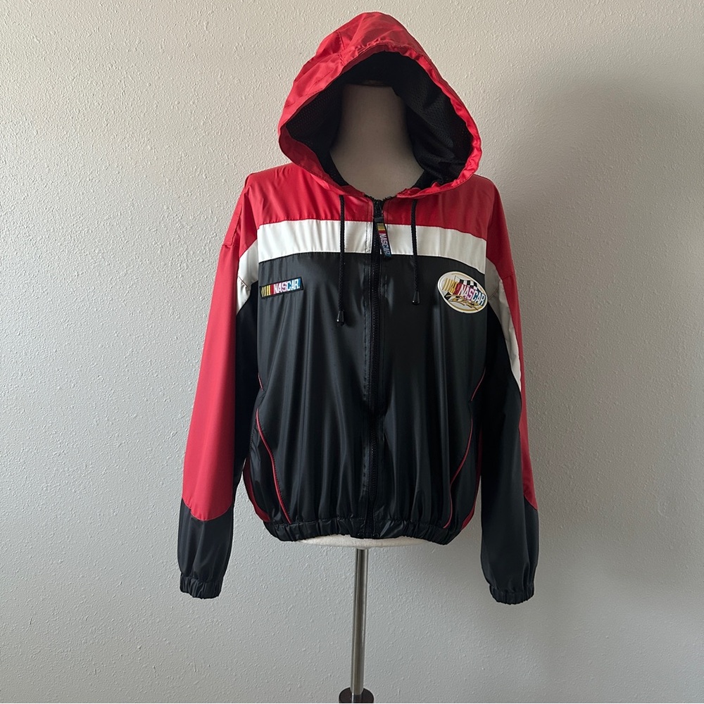 Essex NASCAR Red and Black Hooded Jacket